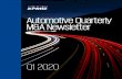 Automotive Quarterly M&A Newsletter · 2020. 4. 17. · Strengthen Your Team ... Automotive Industry M&A Synopsis and Key Takeaways. Automotive Quarterly M&A Newsletter – Q1 2020.