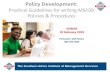 Policy Developmentsaimas.org.za/images/pdf/Workshop2019/Policy-Management.pdf · Definitions Framework • Ranney ( 1968:7) defines policy as “ a declaration and implementation