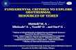 FUNDAMENTAL CRITERIA TO EXPLORE GEOTHERMAL … M. A Mattash... · 2007. 1. 2. · Geological Survey & Mineral Resources Board, Yemen FUNDAMENTAL CRITERIA TO EXPLORE GEOTHERMAL RESOURCES