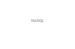 NoSQL - Alexandru Ioan Cuza University · NoSQL –definitie ?! •Nu pare prea ok sa definesti ceva prin ceea ce nu este… •NoSQL (not only SQL) •Aparut in ^late 90s. • Initial