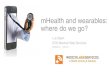 mHealth and wearables: where do we go?€¦ · mHealth and wearables: where do we go? Luc Baert CEO Medical Web Services 05/06/2015 CIB 45+1