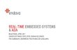 REAL-TIME EMBEDDED SYSTEMS 1 & ADA · 2017. 4. 28. · Parallel processing (tasks, synchronous message passing, protected objects, and nondeterministic select statements), Exception