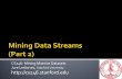 CS246: Mining Massive Datasets Jure Leskovec, ...cs.haifa.ac.il/~dkeren/streams-course/16-streams.pdfMore algorithms for streams: (1) Filtering a data stream: Bloom filters Select