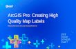 ArcGIS Pro: Creating High Quality Map Labels€¦ · Quality Map Labels Wendy Harrison & Ciara Rowland-Simms. ... (European style)-label is offset from the line symbol (North American