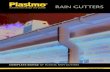 RAIN GUTTERS - Plastmo · 28 Rain gutter glue 150 ml Used for plastic rain gutters. 29 Metal rain gutter bracket bender For adapting metal rain gutter brackets to the slope of the