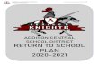 ADDISON CENTRAL SCHOOL DISTRICT RETURN TO SCHOOL …...Protocols for Campus Visitors Protocols for Disinfecting and Hand Sanitizing ... Addison Central School District looks forward