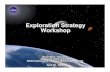 Exploration Strategy Workshop: Exploration Overview...2006/04/28  · Exploration Strategy Workshop Scott “Doc” Horowitz Associate Administrator NASA Exploration Systems Mission
