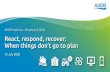 AHDB Webinar – Business & Skills React, respond, recover: When things … · 2020. 7. 14. · React, respond, recover: When things don’t go to plan. 13 July 2020. AHDB Webinar