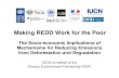 Making REDD Work for the Poor - iucn.org€¦ · Making REDD Work for the Poor. Background Paper structure 1. Introduction 2. Reduced Emissions from Deforestation in Developing Countries