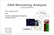 DNA Microarray Analysis - CBS · 2011. 1. 2. · DNA Microarray Analysis Course #27612 3-21 January 2011 DTU Center for Biological Sequence analysis (CBS) søndag den 2. januar 2011