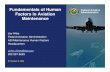Fundamentals of Human Federal Aviation Factors in Aviation ... · ICT FSDO Presentation 9 10/31/2006 Federal Aviation Administration 9 Human Factors Attention to: • the People,