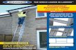 Professional Workstation Stepladder Extension Ladder ...…57712418 3 x 14 4.25m (13’11”) 10.63m (34’10”) 10.94m (35’10”) 37.45kg *Based on 1.75m (5’9”) as the average