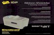 Ribbon Shredder - BarcodesInc...ID Card Printer ribbon panels into tiny unrecognizable particles. Flexible Card Printer Ribbon Compatibility The SMART-BIT is designed to accommodate