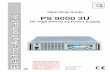 Operating Guide PSI 9000 Power Supply Series · Eletroutoati Operating Guide PS 9000 3U DC High Efficiency Power Supply Attention! This document is only valid for devices with TFT