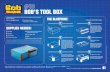 BOB’S TOOL BOX€¦ · Bob’s Blueprints are designed for pre-schoolers with Science, Technology, Engineering & Mathematics (STEM) in mind. ‘BOB’S TOOL BOX’ is intended to