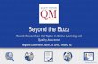 Beyond the Buzz - qualitymatters.org · Beyond the Buzz Recent Research on Hot Topics in Online Learning and Quality Assurance Regional Conference, March 23, 2018, Towson, MD. ...