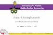 Actions & Accomplishmentssrpln.msstate.edu/...info/...Accomplishments-final.pdf · 2019 SR-PLN, AEA, ASRED Joint Meeting New Orleans, LA –August 22, 2019 Actions & Accomplishments