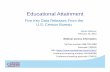 Five Key Data Releases From the U.S. Census Bureau€¦ · 2/23/2012  · Educational Attainment . Five Key Data Releases From the . U.S. Census Bureau . Media Webinar. February23,