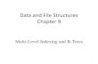 Data and File Structures Chapter 9cs.kangwon.ac.kr/~leeck/file_processing/FS-Lecture-15.pdf · Multi-Level Indexing and B-Trees . Statement of the Problem •When indexes grow too