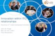 Innovation within ITO relationships · outsourcing Strategy of outsourcing Location of outsourcing 3 Position IT organisation Organisational structure Organisational climate Organisational