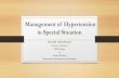 Management of hypertension in special situationbsmedicine.org/congress/2018/Prof._Md._Zakir_Hossain.pdf · Introduction •Hypertension (HTN), or high blood pressure, is very common