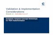 Validation & Implementation Considerations Workshop-Tunis/14 Validation … · Chalk and Talk. Airspace Concept Workshop 7 Concept Validation 7. Airspace Concept Workshop 8 Airspace