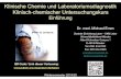 Klinische Chemie und Laboratoriumsdiagnostik Klinisch ...klichi.uni-muenster.de/examate/WS2018_Erren_Einfuehrung_Entzuen… · Video-Streaming. Positive + Negative Akute-Phase-Proteine