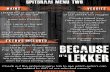LEKKER leg of Lamb, Beef & Pork on the spit YOU choice of ...lekkerspitbraai.co.za/_webmoduledata/documents/spitmen2nuut.pdf · LEKKER leg of Lamb, Beef & Pork on the spit YOU choice