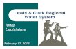 Lewis & Clark Regional Water System · but the Feds left the members no choice 12. Funding Status L&C seeking “federal funding advances” from the three states to keep construction