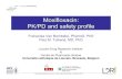 Moxifloxacin: PK/PD and safety profile · « Respiratory » fluoroquinolones: structure-activity relationship O N N F O H N OH O H H O N OH O F N HN N O N OH O F N O ciprofloxacin.
