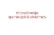 Virtualizacija operacijskih sistemov - studentski.net · Virtualizacija na nivoju operacijskega sistema Operating system-level virtualization is a server virtualization method where