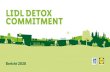 LIDL DETOX COMMITMENT€¦ · 1. Strategie und Meilensteine Zwischen 2014 und 2020 hat Lidl im Rahmen der Detox-Kampagne von Greenpeace intensiv daran gearbeitet, potenziell bedenkliche