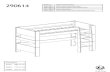 290614€¦ · Bunk beds and high beds can present a serious r isk of injury from strangulation if not used correc tly. Never attach or hang items to any part of the bunk bed that