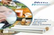 Membrane Solutions for the Dairy Industry€¦ · Pre-concentration of milk or whey for reducing product transportation costs Lactose production Sweet / Acid whey concentration Concentration