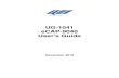 UG-1041 eCAP-9040 User's Guide€¦ · UG-1041 eCAP-9040 User's Guide ... The eCAP front panel has an AAuto/Manual@ switch and an AOpen/Close@ switch. Three LED indicators are included.