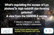 What's regulating the escape of Lyα photons in high ... · Escape of Lyman radiation from galactic labyrinths - 11/14 September 2018 - Crete. What's regulating the escape of Lyα
