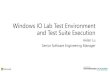 Windows Protocol Test Suite Test Environment and Execution · AZOD Test Suite Environment. ADOD Test Suite Environment. Branch Cache Test Suite Environment. SMBD Test Suite Environment
