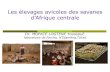Les élevages avicoles des savanes d’Afrique centrale€¦ · Importance de l’aviculture au plan nutritionnel, économique et socioculturel dans savanes d’Afrique centrale Diverses