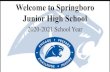Welcome to Springboro Junior High School Junior High Virtua… · Ms. Rachel Riley Intervention Specialist. Mr. Shawn Schmitt 7th Grade Science. Mrs. Sandee Serrer Educational Assistant.