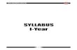 SYLLABUS I-Year B.Tech GR15 Syllabus-I.pdf · Vector Calculus: Vector differentiation in Cartesian coordinates-Gradient, Divergence and Curl and their physical interpretation-Directional