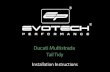 014618 ducati multistrada 1200 1260 tail tidy instruction · Ducati Multistrada Installation Instructions. Installation Instructions Kit Contents PRN014618 A 1 x Re˜ector Kit B 2