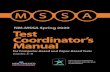 New NM-MSSA Test Coordinator’s Manual · 2020. 3. 6. · NM-MSSA Test Coordinator’s Manual ﬁ Spring 2020 i Spring 2020 NM-MSSA Important Dates Paper-Based Testing Initial ordering