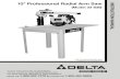 10 Professional Radial Arm Saw - Mike's Tools€¦ · ADDITIONAL SAFETY RULES FOR RADIAL ARM SAWS 1. READ AND UNDERSTAND THE INSTRUCTION MANUAL BEFORE OPERATING THIS TOOL. 2. DO NOT