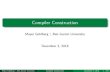 Compiler Construction - BGU comp191/wiki.files/compiler-construction...آ  Compiler Construction MayerGoldbergn