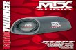 RT8PT - MTX Audio• Subwoofer : 20cm (8") • Amplifier Max Power : 360W • Amplifier RMS Power : 120W • EBC remote included • High and low level inputs • Dimensions : 25x25x54cm