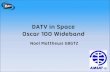 DATV in Space Oscar 100 Wideband - wiki.batc.org.uk · TX Option 1: Up-convert Generate DATV signal at lower frequency and up convert - possibly from 437 MHz? – Use standard encoder/modulator