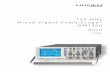 150 MHz Mixed Signal CombiScope HM1508 · HAMEG instruments fulﬁ ll the regulations of the EMC directive. The conformity test made by HAMEG is based on the actual generic- and product