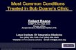 Most Common Conditions Treated in Bob Doane’s Clinic · Most Common Conditions Treated in Bob Doane’s Clinic Robert Doane EAMP, L.Ac., Dipl, C.H. Owner of the Acupuncture & Wellness