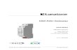 KNX-DALI Gateway€¦ · The DALI-KNX Gateway can be configured with a product database for ETS5. The DALI system can be configured with a Lunatone DALI USB interface and the free