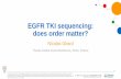 EGFR TKI sequencing: does order matter?€¦ · Girard. Future Oncol 2018. Epub ahead of print. Wild-type EGFR Intrinsic mutant EGFR e.g. Acquired T790M EGFR Second-generation TKI